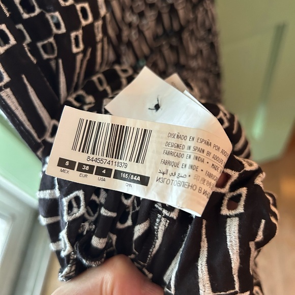 Like new Women’s Adolfo Dominguez button down eyelet shirt dress size 4 - Picture 8 of 11